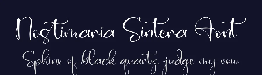 Nostimaria Sintera Font by letterfabric — Script Handwritten Font — thumbnail 2