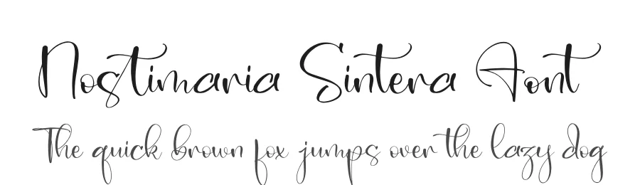 Nostimaria Sintera Font by letterfabric — Script Handwritten Font