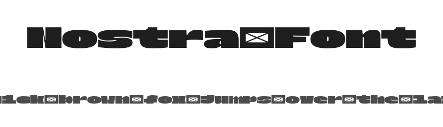 Nostra Font by Lucas Descroix — Display Font