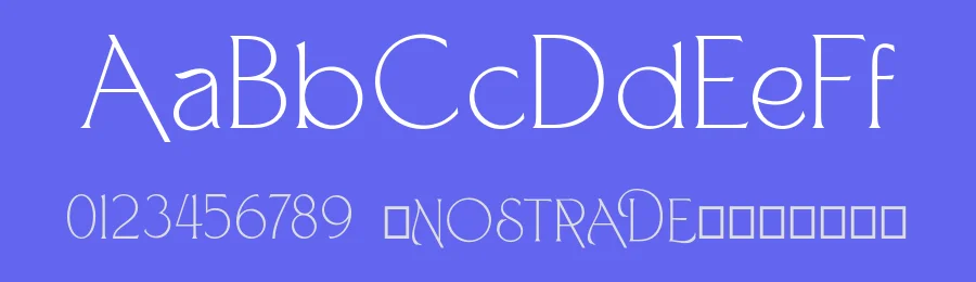 Nostrade Font by Aluyeah Studio — Sans Serif Font — thumbnail 3