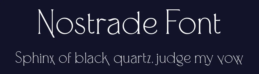 Nostrade Font by Aluyeah Studio — Sans Serif Font — thumbnail 2