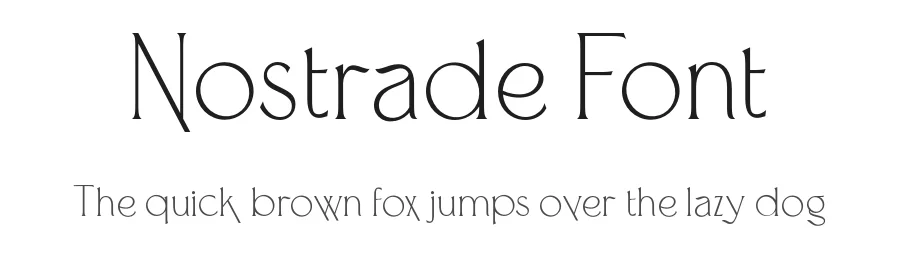 Nostrade Font by Aluyeah Studio — Sans Serif Font