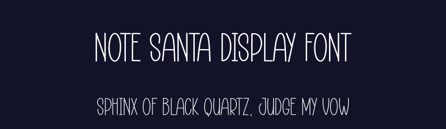 Note Santa Display Font by andikastudio — Display Font — thumbnail 2