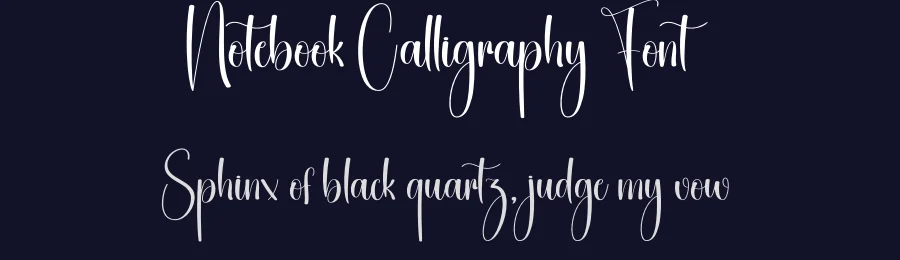 Notebook Calligraphy Font by creativeletter — Script Handwritten Font — thumbnail 2