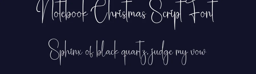 Notebook Christmas Script Font by creativeletter — Script Handwritten Font — thumbnail 2