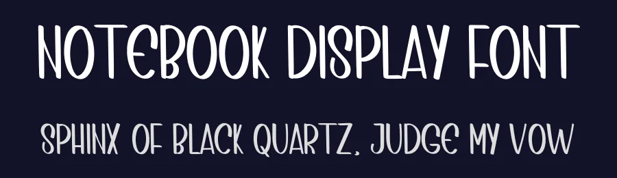 Notebook Display Font by inermediaSTUDIO — Script Handwritten Font — thumbnail 2