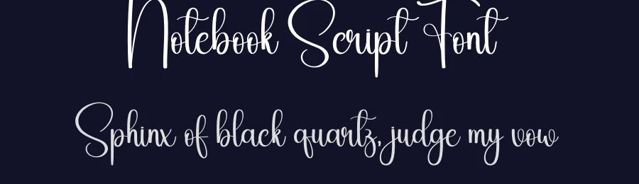 Notebook Script Font by andikastudio — Script Handwritten Font — thumbnail 2