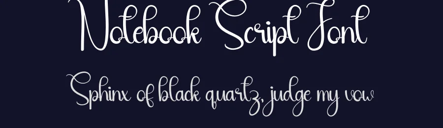 Notebook Script Font by andikastudio — Script Handwritten Font — thumbnail 2