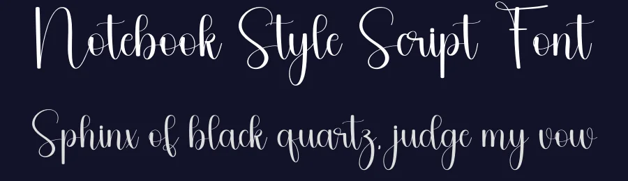 Notebook Style Script Font by freshtypeink — Script Handwritten Font — thumbnail 2