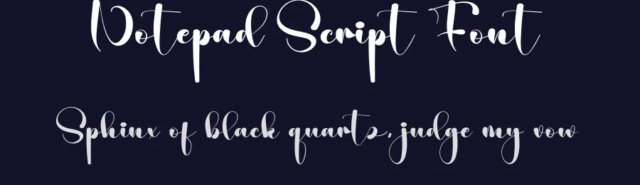 Notepad Script Font by creativeletter — Script Handwritten Font — thumbnail 2