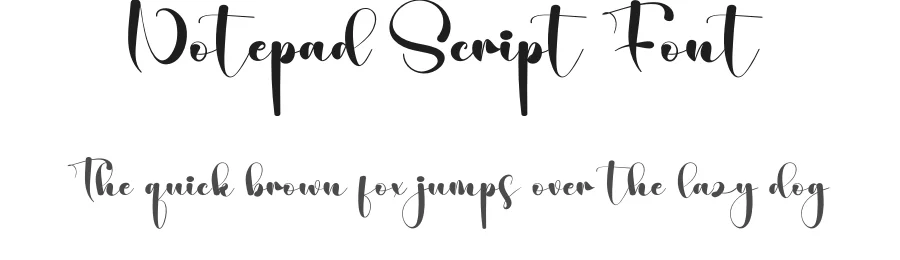 Notepad Script Font by creativeletter — Script Handwritten Font