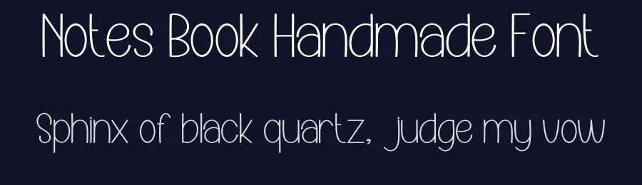 Notes Book Handmade Font by inermediaSTUDIO — Display Font — thumbnail 2