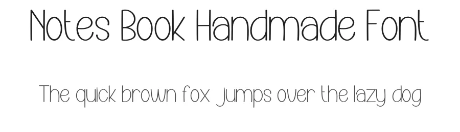 Notes Book Handmade Font by inermediaSTUDIO — Display Font