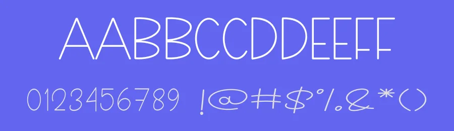 Notes Handmade – Simple Sans Serif Font by freshtypeink — Display Font — thumbnail 3