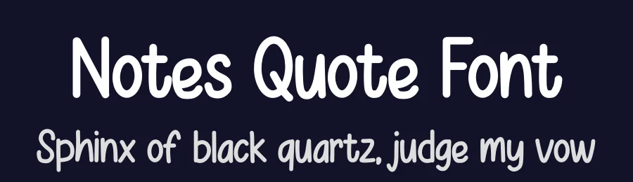 Notes Quote Font by Siapgraph — Display Font — thumbnail 2