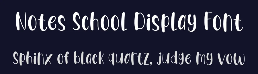 Notes School Display Font by MasyafiStudio — Decorative Font — thumbnail 2