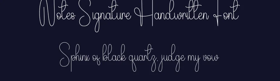 Notes Signature Handwritten Font by andikastudio — Script Handwritten Font — thumbnail 2