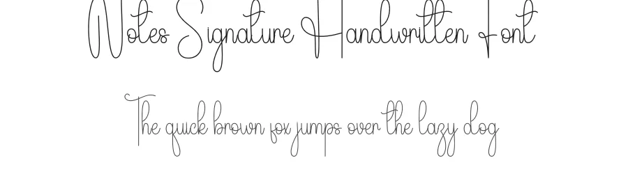 Notes Signature Handwritten Font by andikastudio — Script Handwritten Font