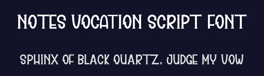 Notes Vocation Script Font by inermediaSTUDIO — Display Font — thumbnail 2