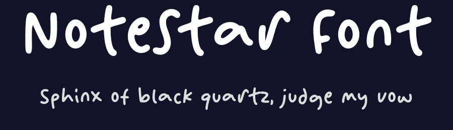 Notestar Font by Anxietype Foundry — Display Font — thumbnail 2