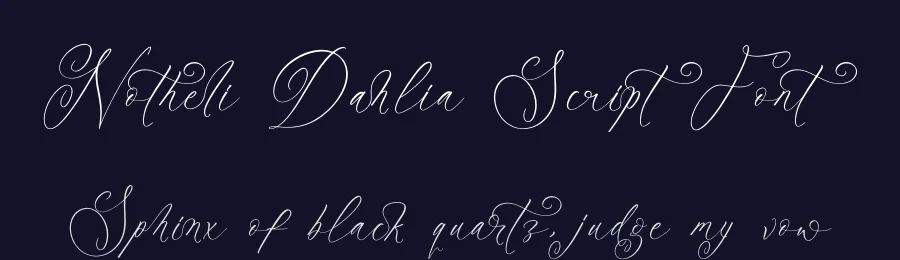 Notheli Dahlia Script Font by stylishtype.co — Script Handwritten Font — thumbnail 2