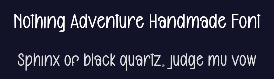 Nothing Adventure Handmade Font by freshtypeink — Display Font — thumbnail 2