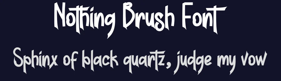 Nothing Brush Font by creativeletter — Script Handwritten Font — thumbnail 2