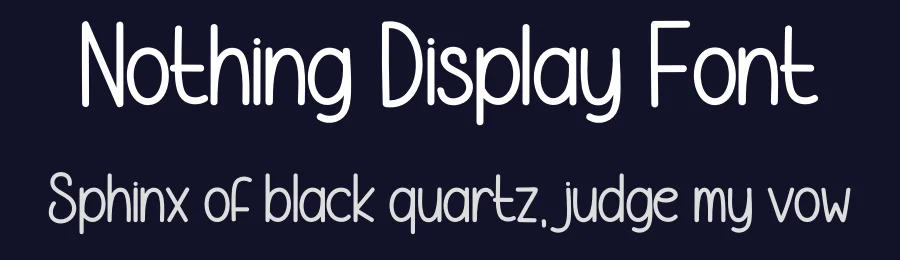 Nothing Display Font by andikastudio — Display Font — thumbnail 2