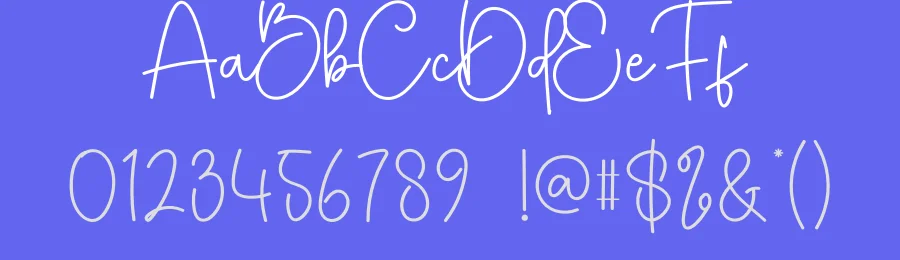 Nothing Handwritten Font by creativeletter — Script Handwritten Font — thumbnail 3