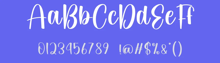 Nothing Holliday Script Font by creativeletter — Script Handwritten Font — thumbnail 3