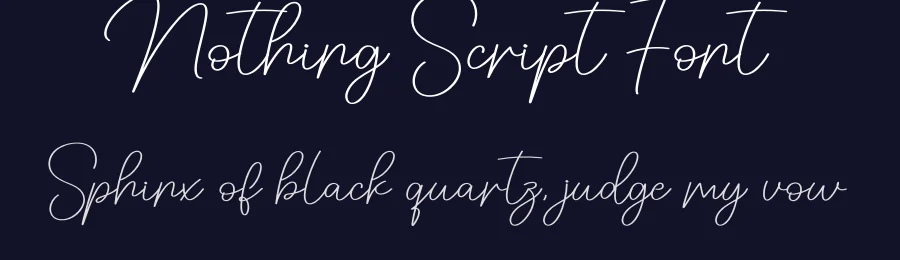 Nothing Script Font by creativeletter — Script Handwritten Font — thumbnail 2