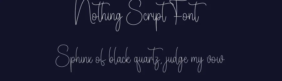 Nothing Script Font by creativeletter — Script Handwritten Font — thumbnail 2