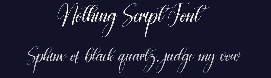 Nothing Script Font by creativeletter — Script Handwritten Font — thumbnail 2