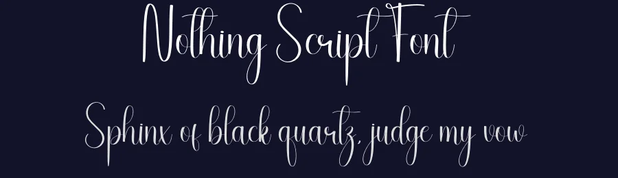 Nothing Script Font by creativeletter — Script Handwritten Font — thumbnail 2