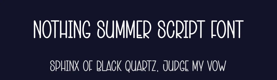 Nothing Summer Script Font by andikastudio — Script Handwritten Font — thumbnail 2