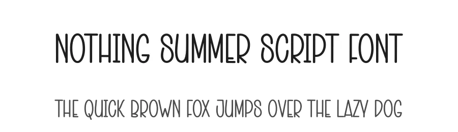 Nothing Summer Script Font by andikastudio — Script Handwritten Font