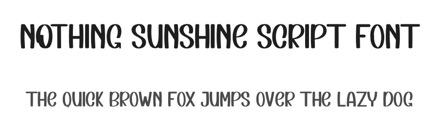 Nothing Sunshine Script Font by inermediaSTUDIO — Display Font