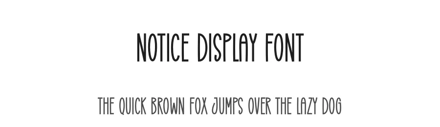 Notice Display Font by Wati Studio — Display Font