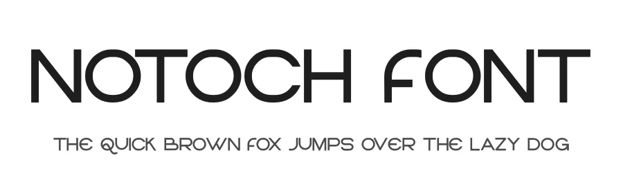 Notoch Font by lasteypestudio โ Display Font