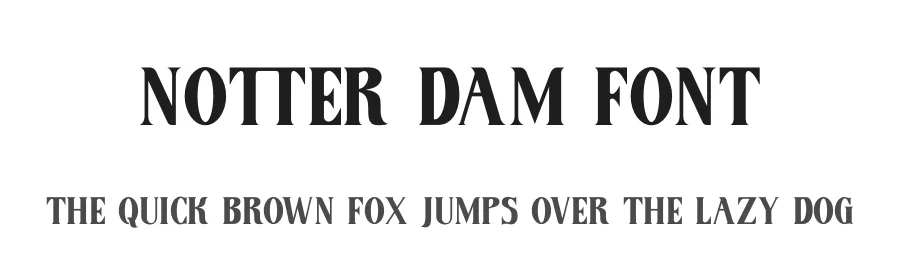 Notter Dam Font by HansCo — Script Handwritten Font