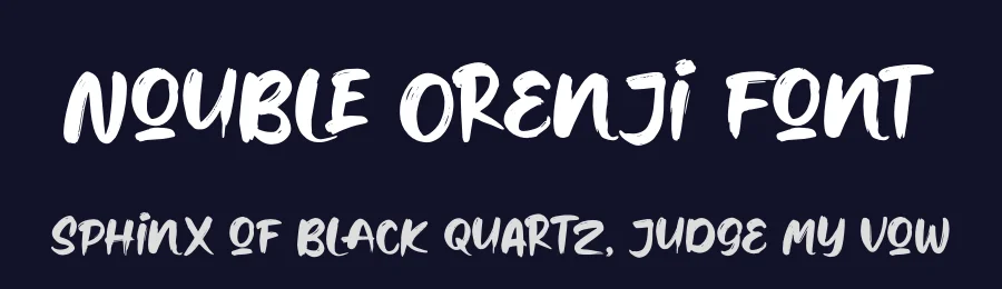 Nouble Orenji Font by Denustudios — Script Handwritten Font — thumbnail 2
