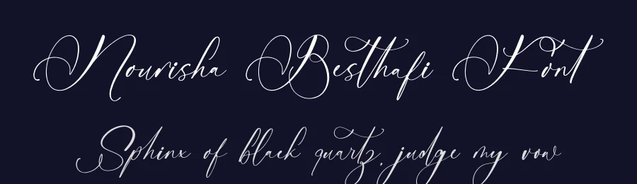 Nourisha Besthafi Font by stylishtype.co — Script Handwritten Font — thumbnail 2