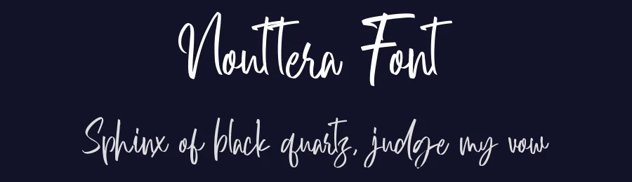 Nouttera Font by Lettermine — Script Handwritten Font — thumbnail 2