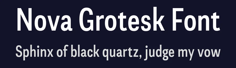 Nova Grotesk Font by Untype — Sans Serif Font — thumbnail 2