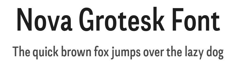 Nova Grotesk Font by Untype β Sans Serif Font