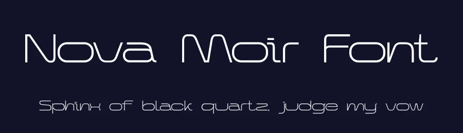 Nova Moir Font by saemoon creative — Display Font — thumbnail 2