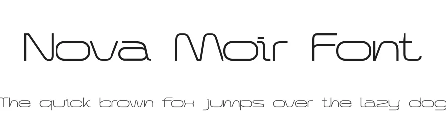 Nova Moir Font by saemoon creative — Display Font