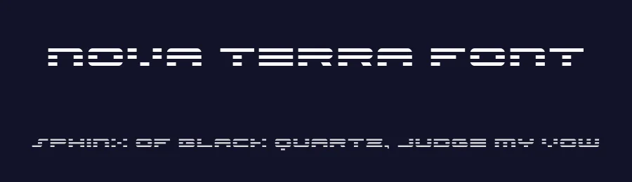 Nova Terra Font by Iconian Fonts — Display Font — thumbnail 2
