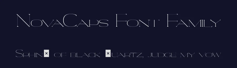 NovaCaps Font Family by Rosetta Type Foundry — Serif Font — thumbnail 2
