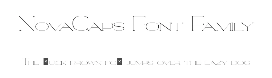 NovaCaps Font Family by Rosetta Type Foundry — Serif Font